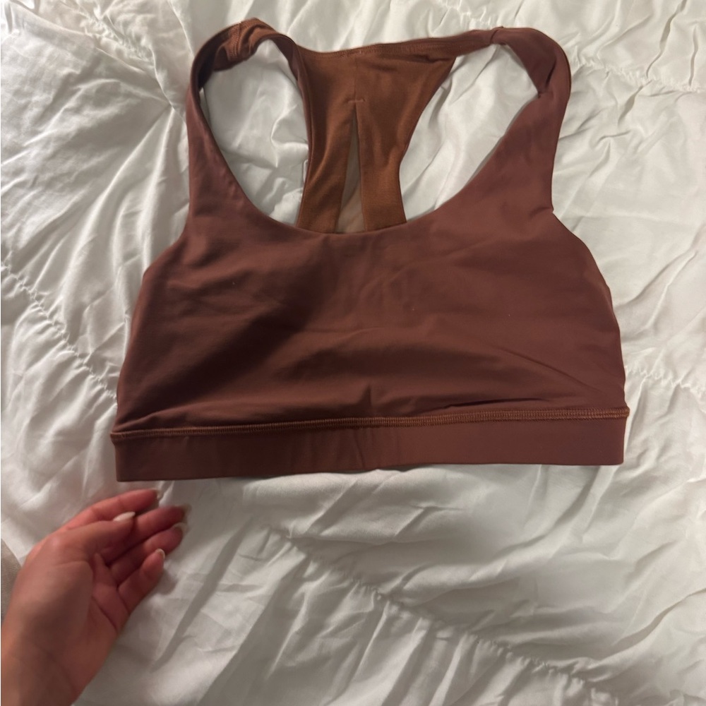 Lulu Brown Sports Bra